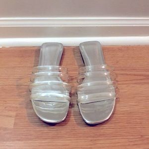 Zara clear sandals size 36